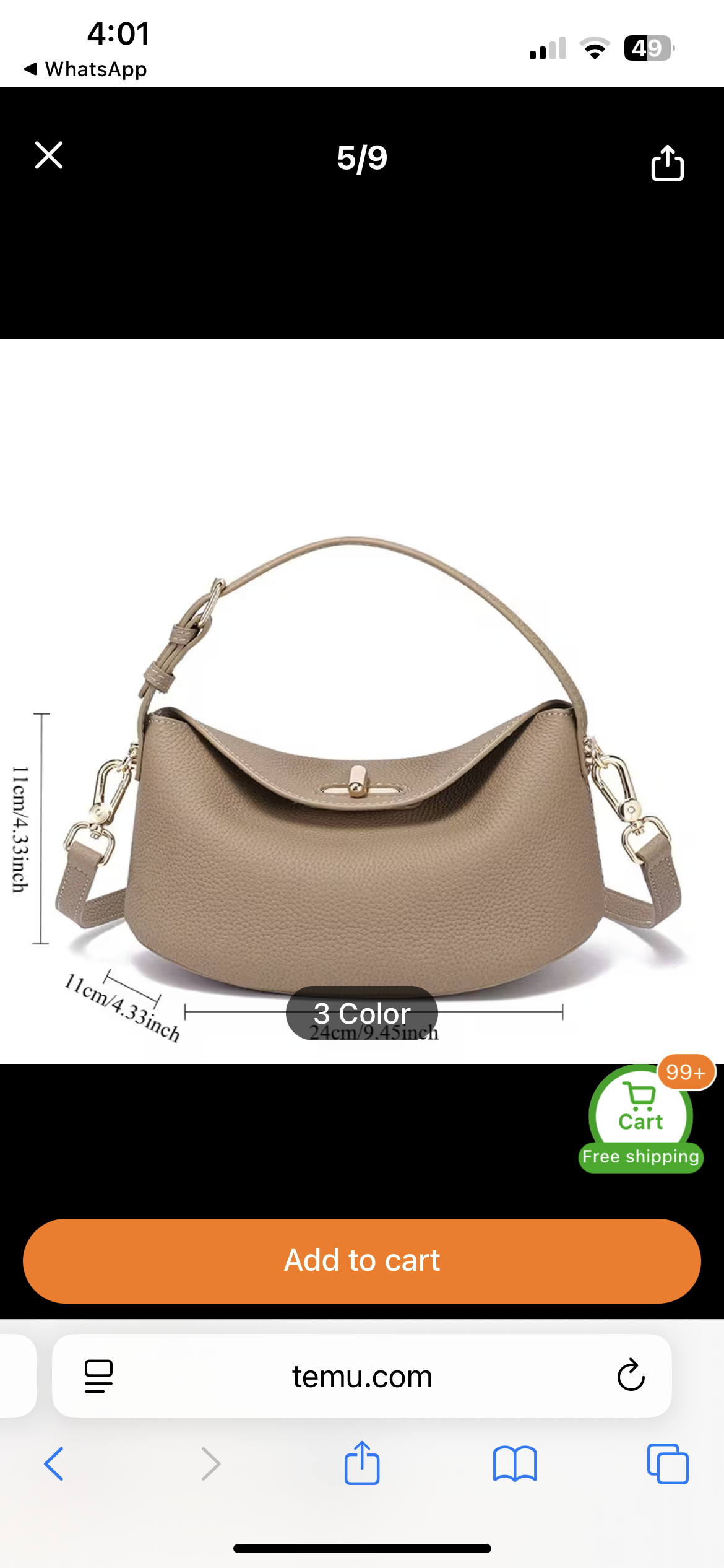 Stylish versatile Classy Genuine Leather Handbag