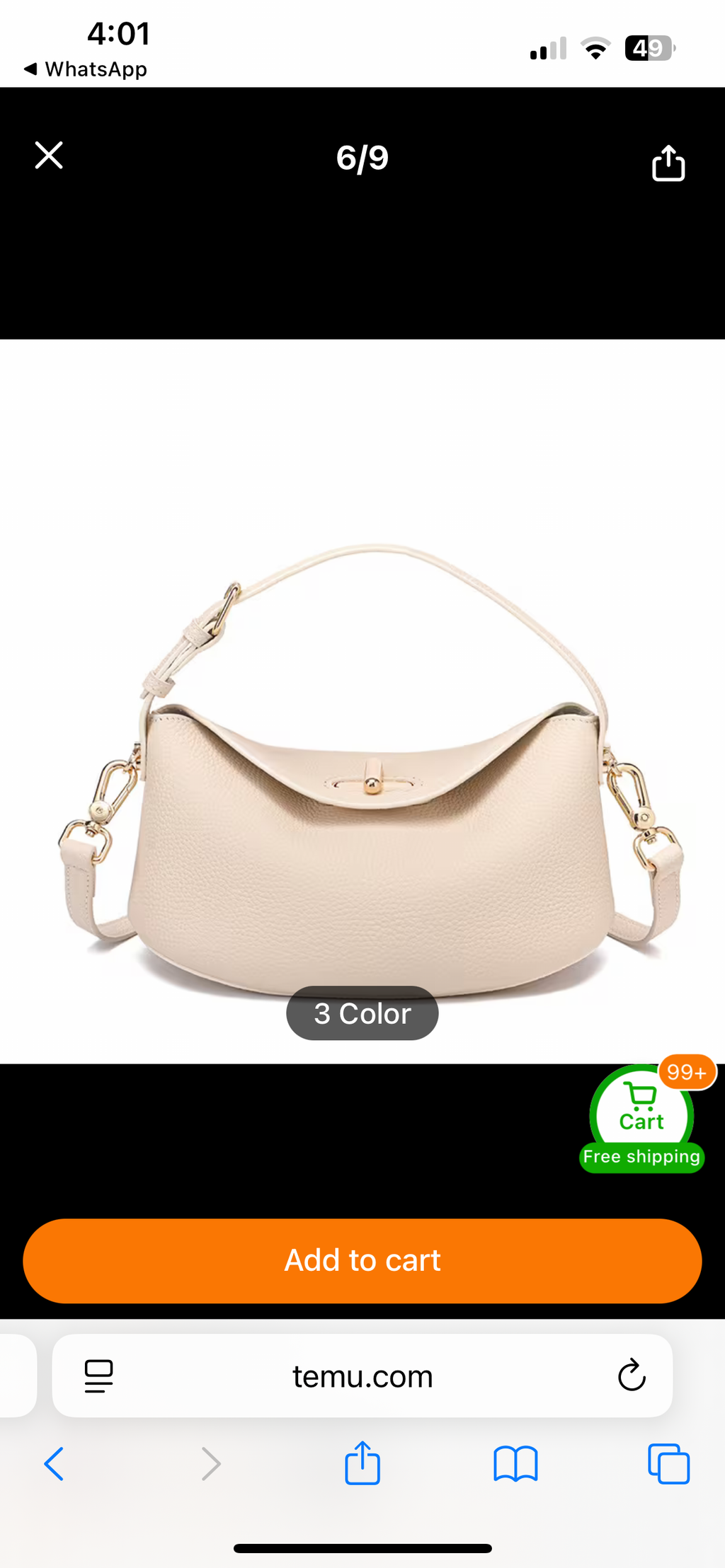 Stylish versatile Classy Genuine Leather Handbag