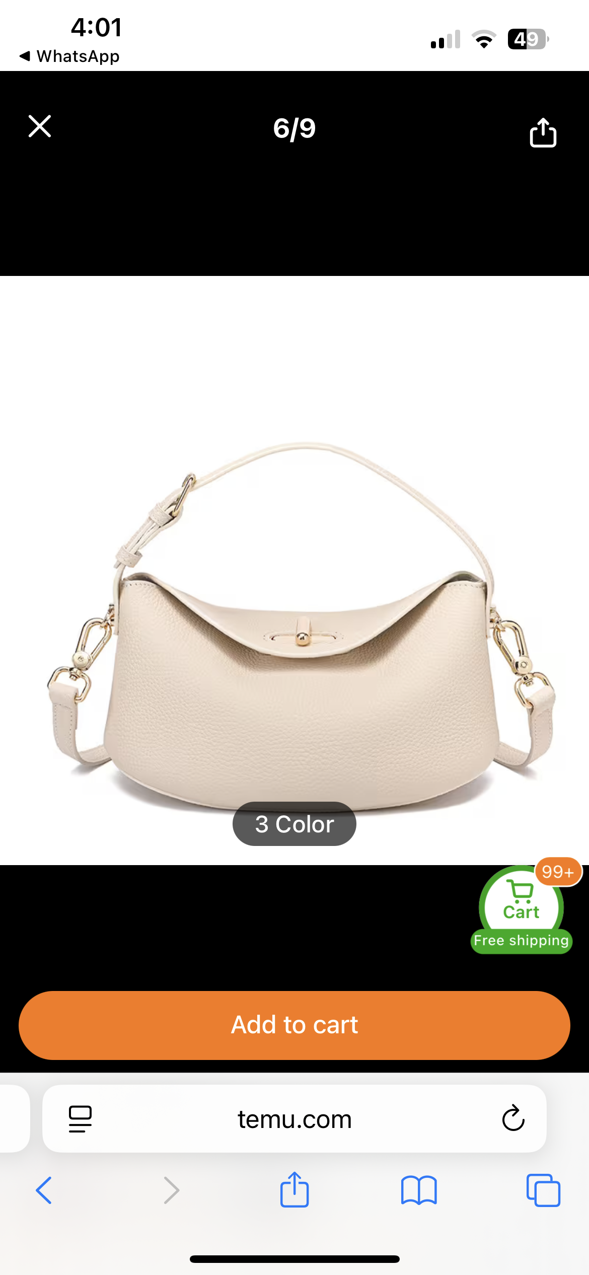 Stylish versatile Classy Genuine Leather Handbag