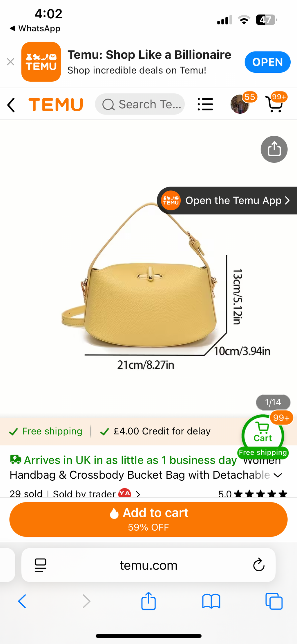 Stylish versatile Classy Genuine Leather Handbag