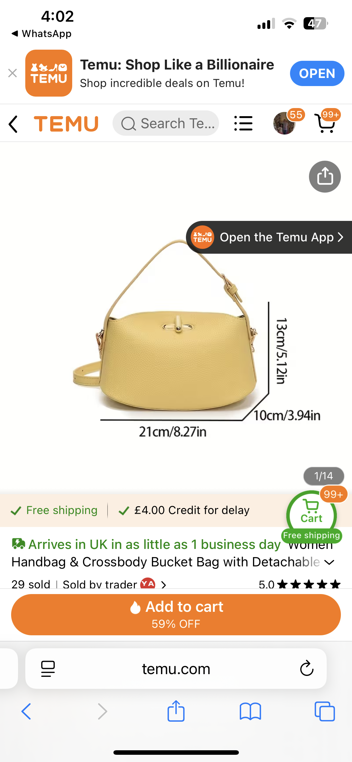 Stylish versatile Classy Genuine Leather Handbag