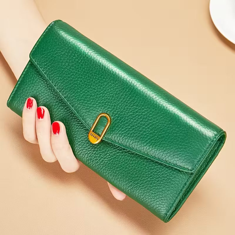 Genuine Leather Wallet- Anti theft protection